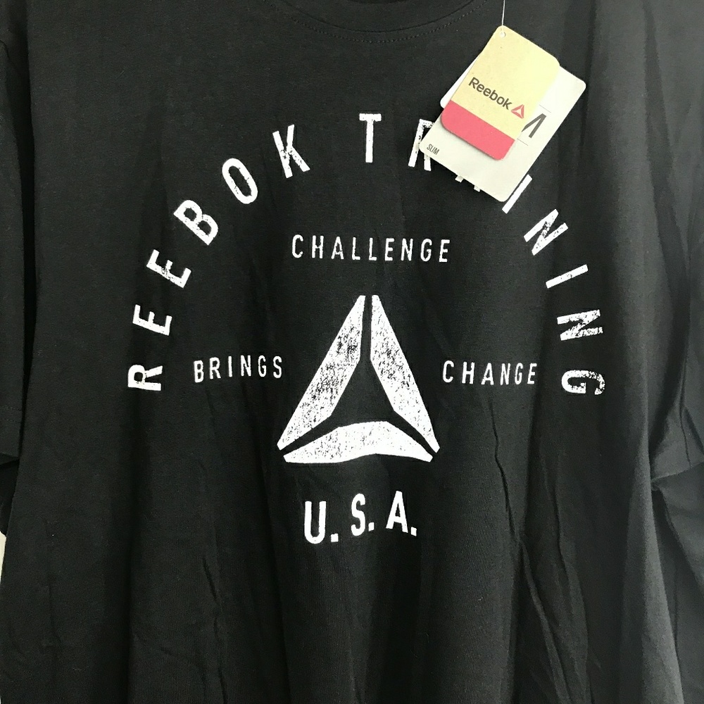 Reebok Stamp Graphic Tee Mens Fitness & Training - Picture 2 of 7